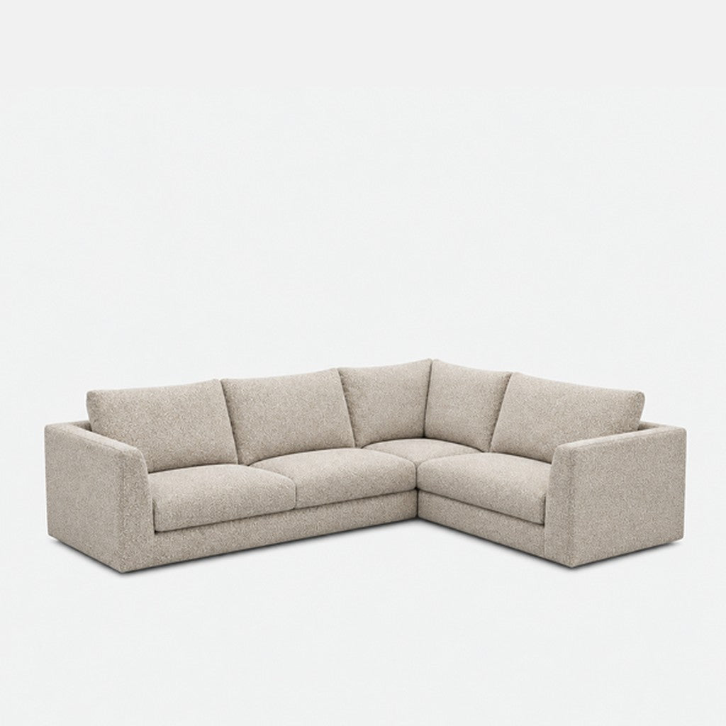 Katrine modular corner sofa fabric L-shape – Vista Bone