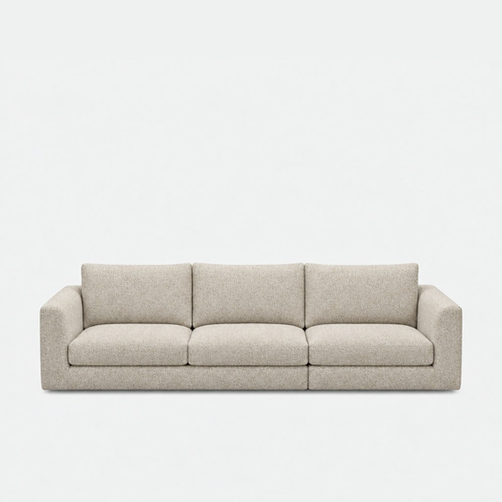 Katrine fabric 3 seater sofa – Vista Bone