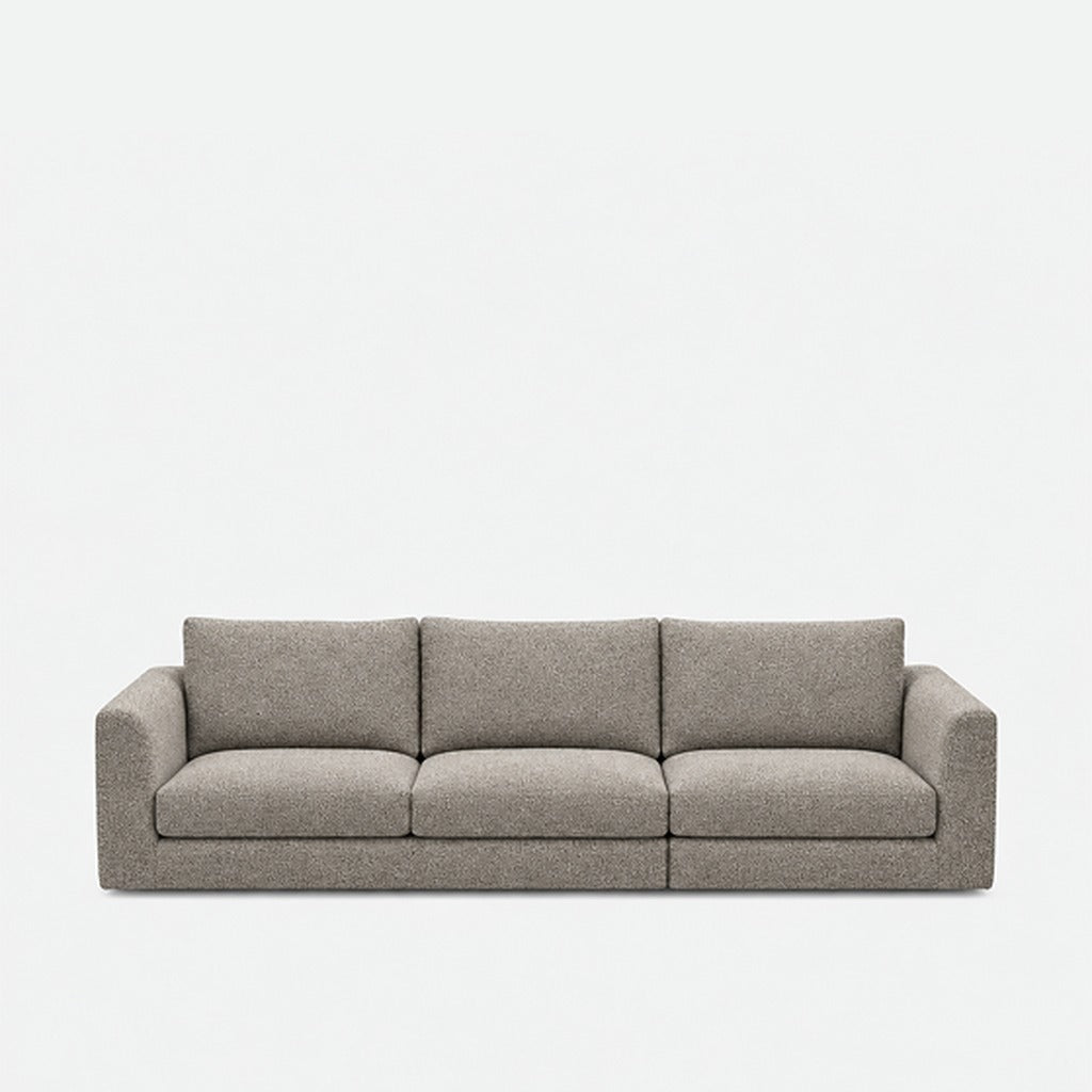 Katrine fabric 3 seater sofa – Vista Clay