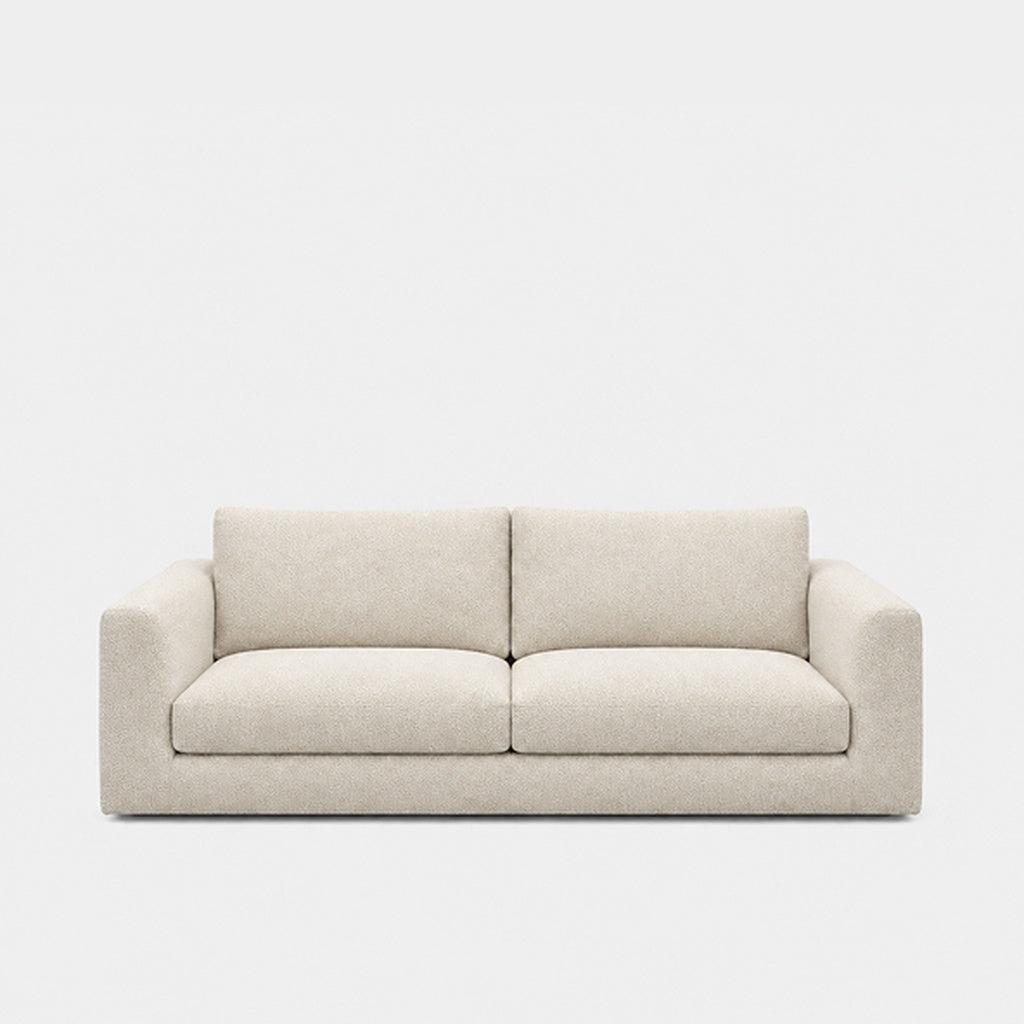 Katrine 2-seater fabric sofa in Vista Cream