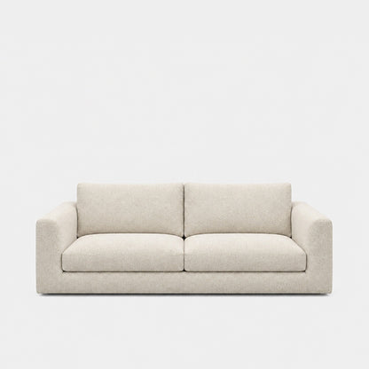 Katrine 2-seater fabric sofa in Vista Cream