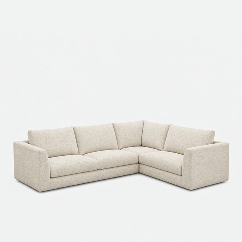 Katrine modular corner sofa fabric L-shape – Vista Cream
