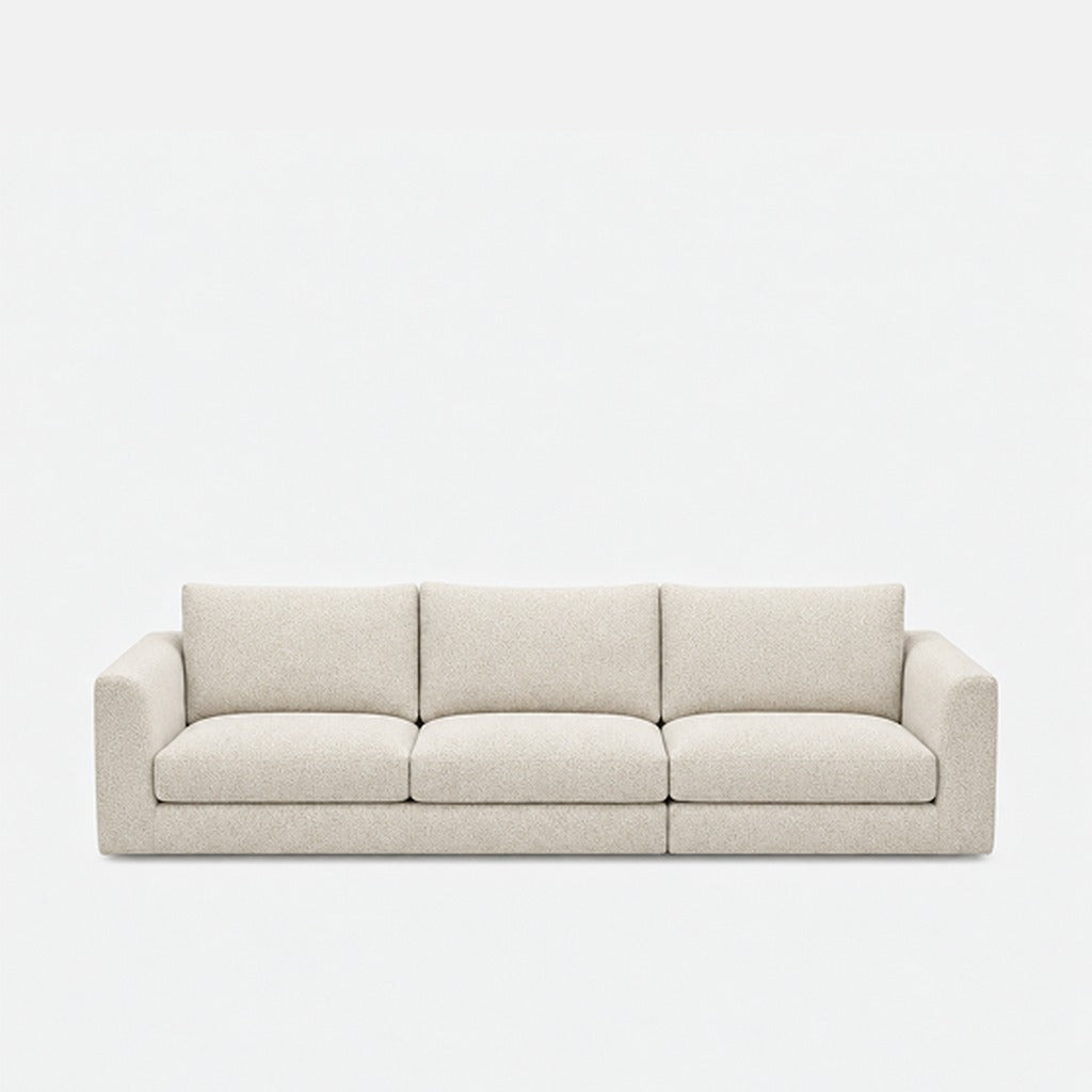 Katrine fabric 3 seater sofa – Vista Cream