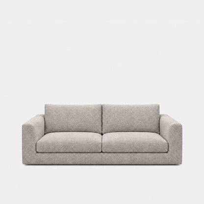 Katrine 2-seater fabric sofa in Vista Oat