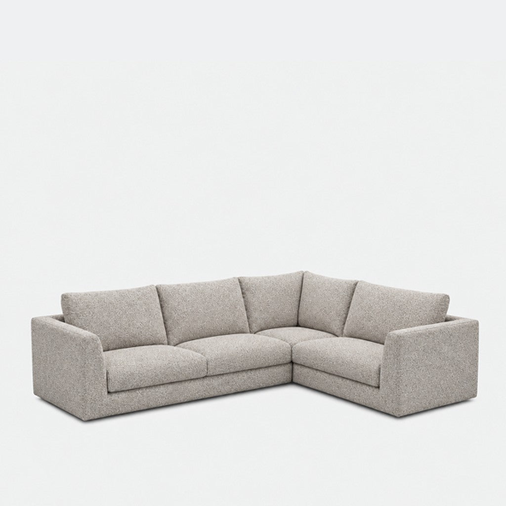 Katrine modular corner sofa fabric L-shape – Vista Oat