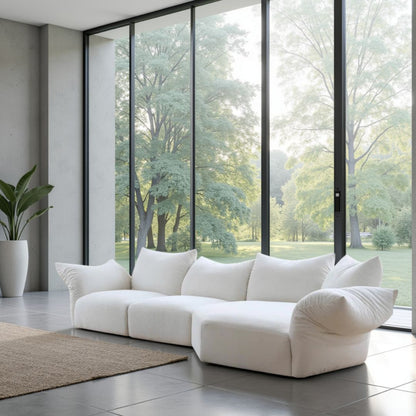 Cream Style Petal Sectional Sofa