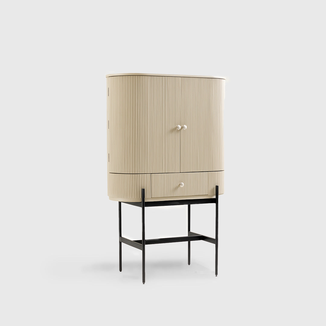 Aura Fluted Wine Cabinet