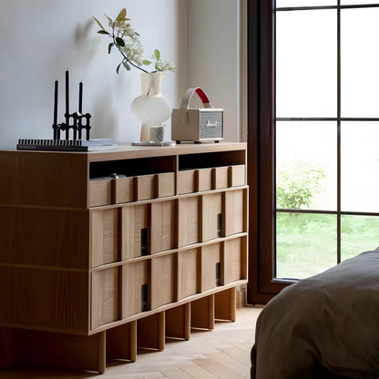  Solid Wood Multi Drawers Cabinet