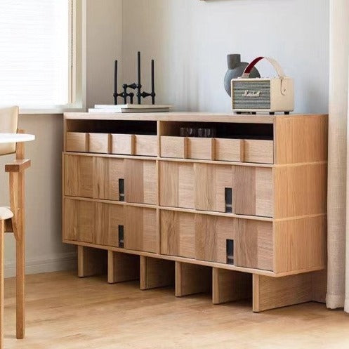  Solid Wood Multi Drawers Cabinet