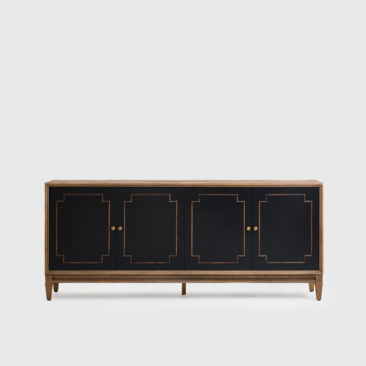 Eirvik Classic Black Sideboard Cabinet