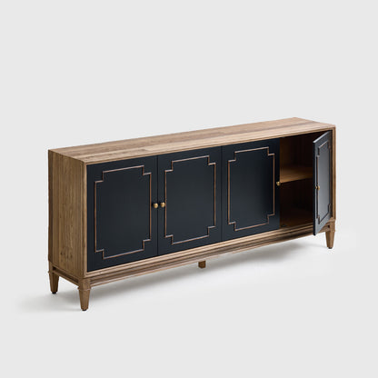 Eirvik Classic Black Sideboard Cabinet