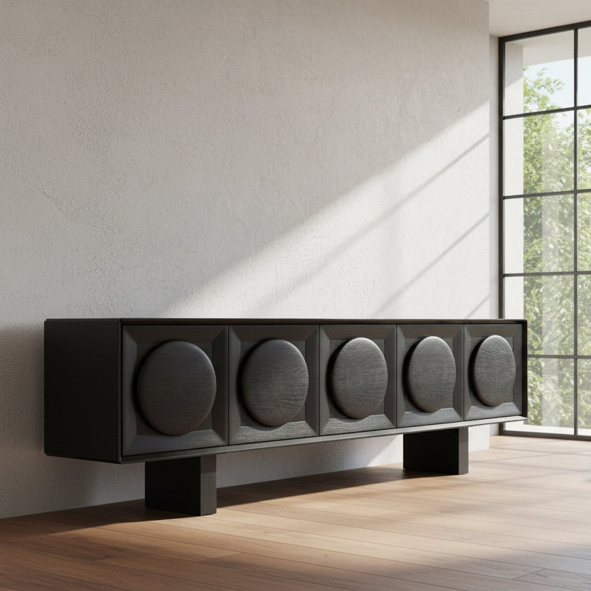 Mane Geometric Circle Door Sideboardv