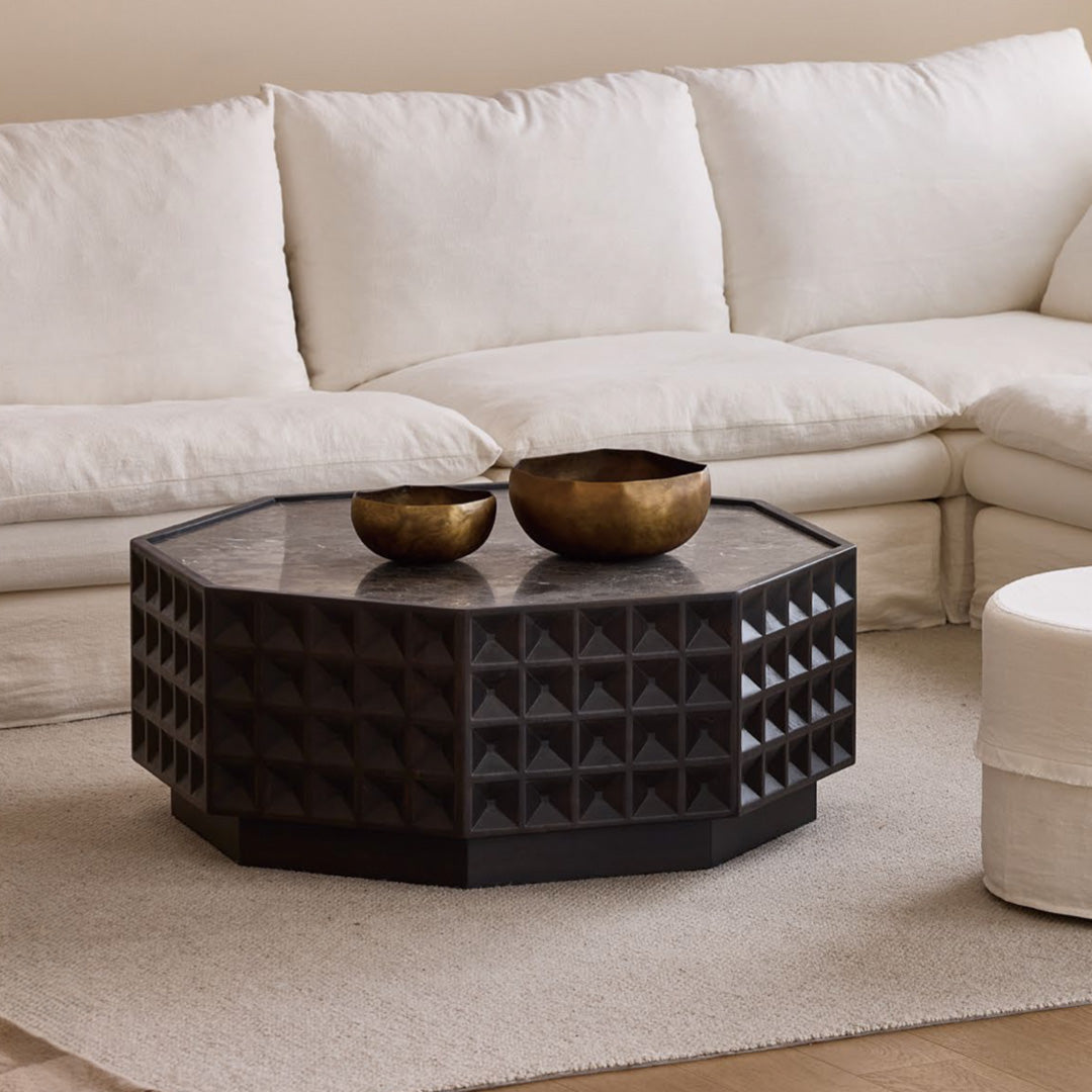 Geometric Marble Coffee Table