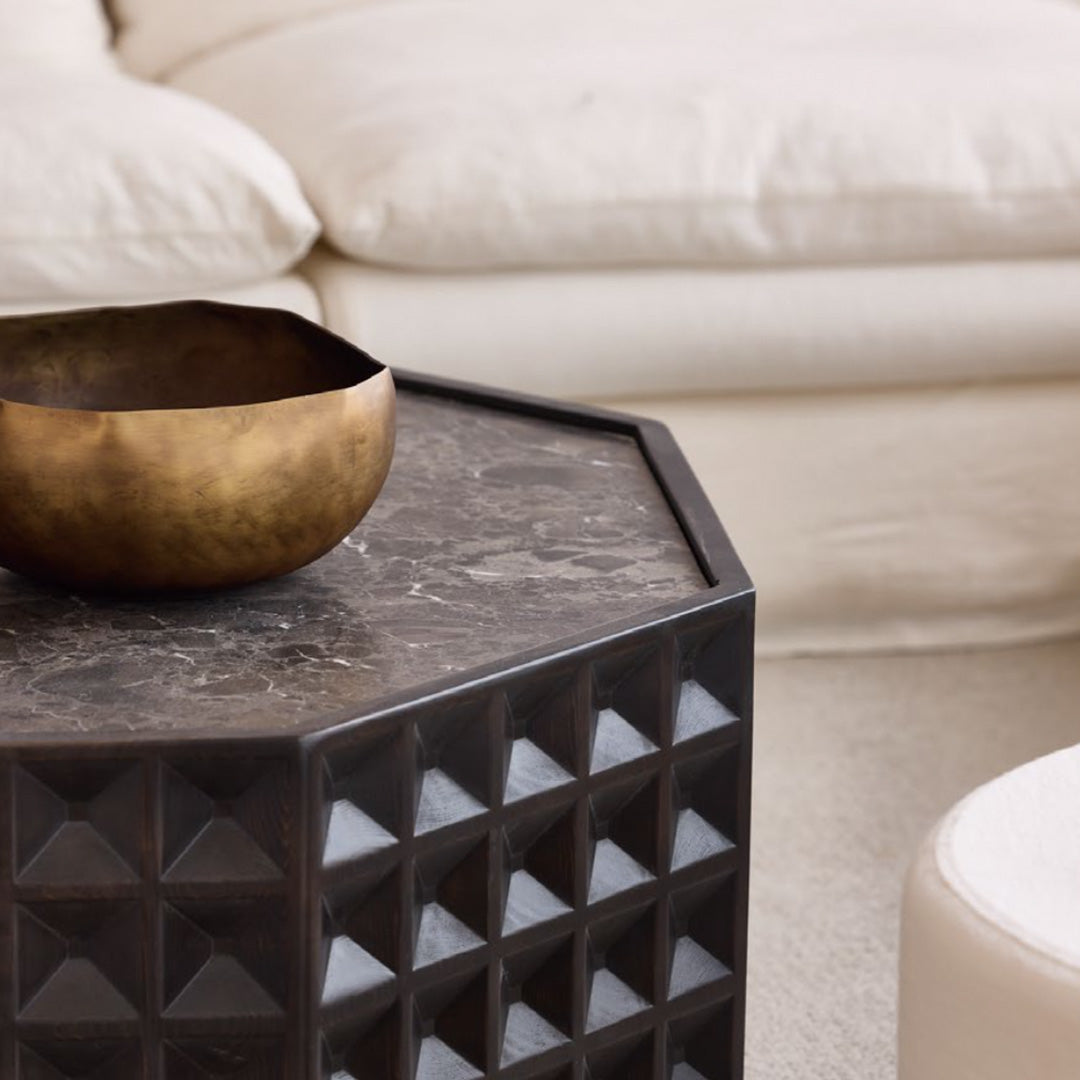 Geometric Marble Coffee Table