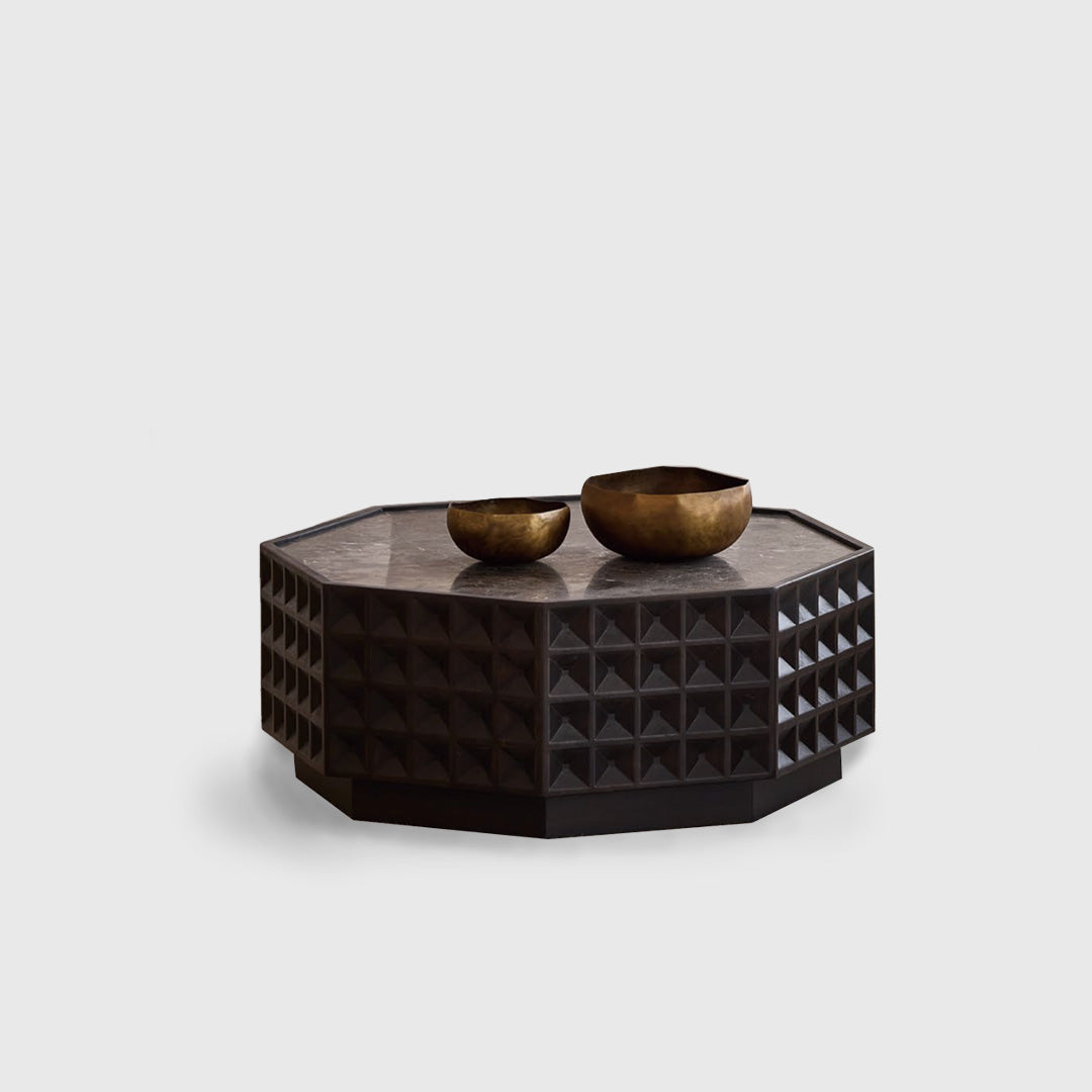Geometric Marble Coffee Table