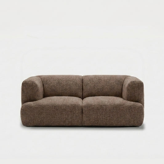Petra Modular Brown Two-Piece Sofa