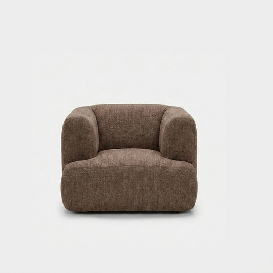 Brown Modular Single Sofa