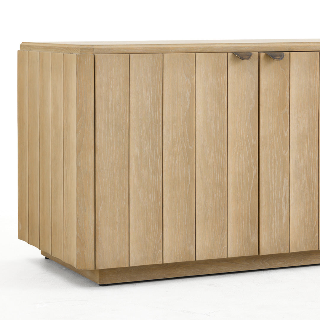 oak sideboard ash grey finish