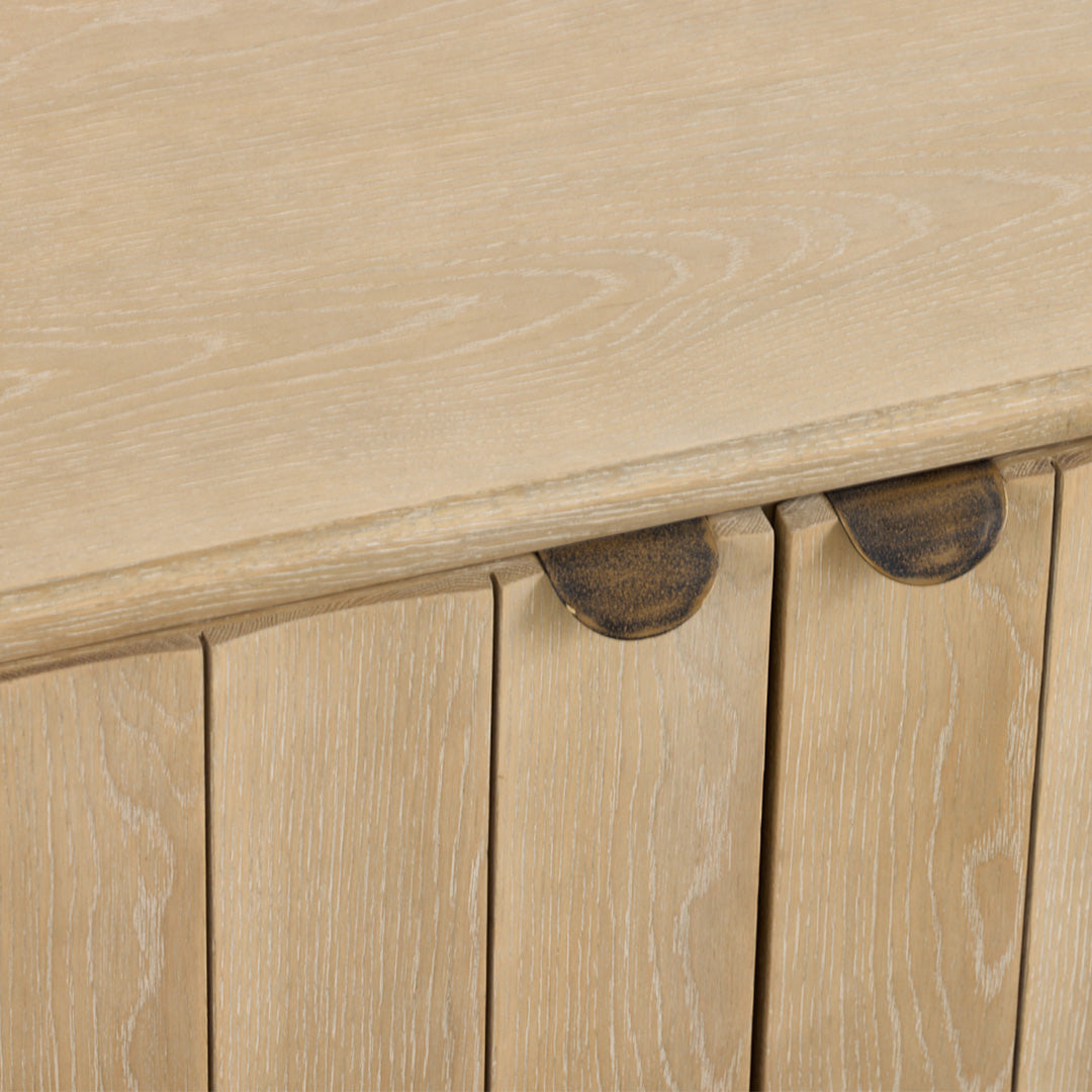 oak sideboard ash grey finish