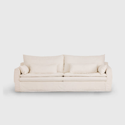 Serra Cloud-Linen Deep Comfort Sofa
