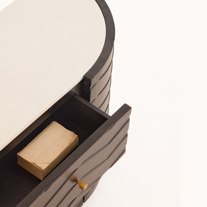 NoirCurve Concrete & Pine Sideboard