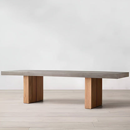 Nordic Wabi-Sabi Style Retro Dining Table Set