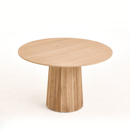 Solace Solid Oak Round Dining Table