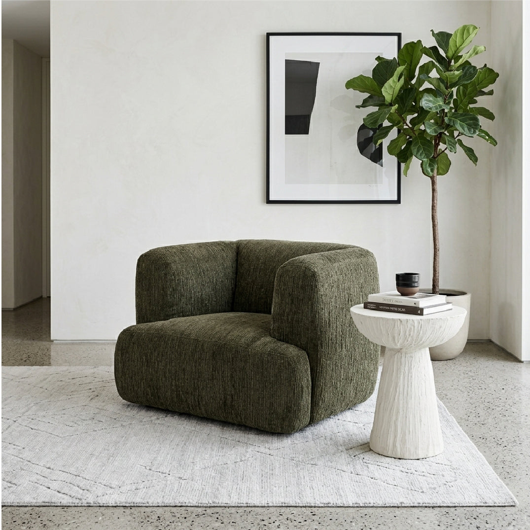 Green Modular Single Sofa