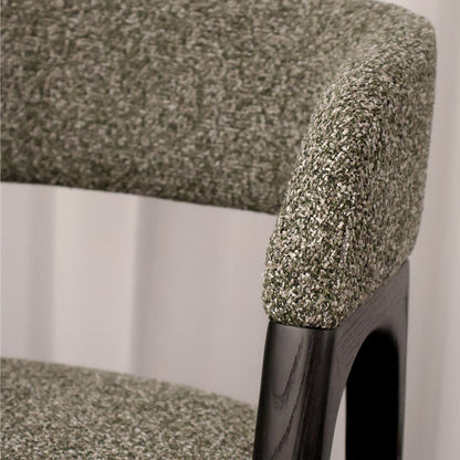 Skald Ash Wood Upholstered Armchair