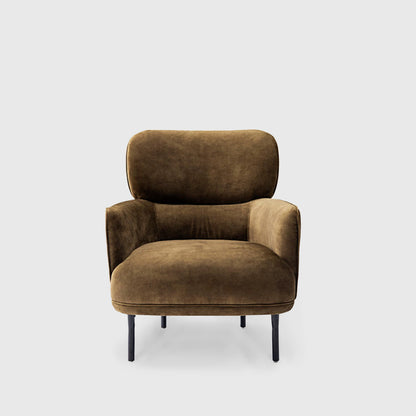 Green and Brown Lounge Chair