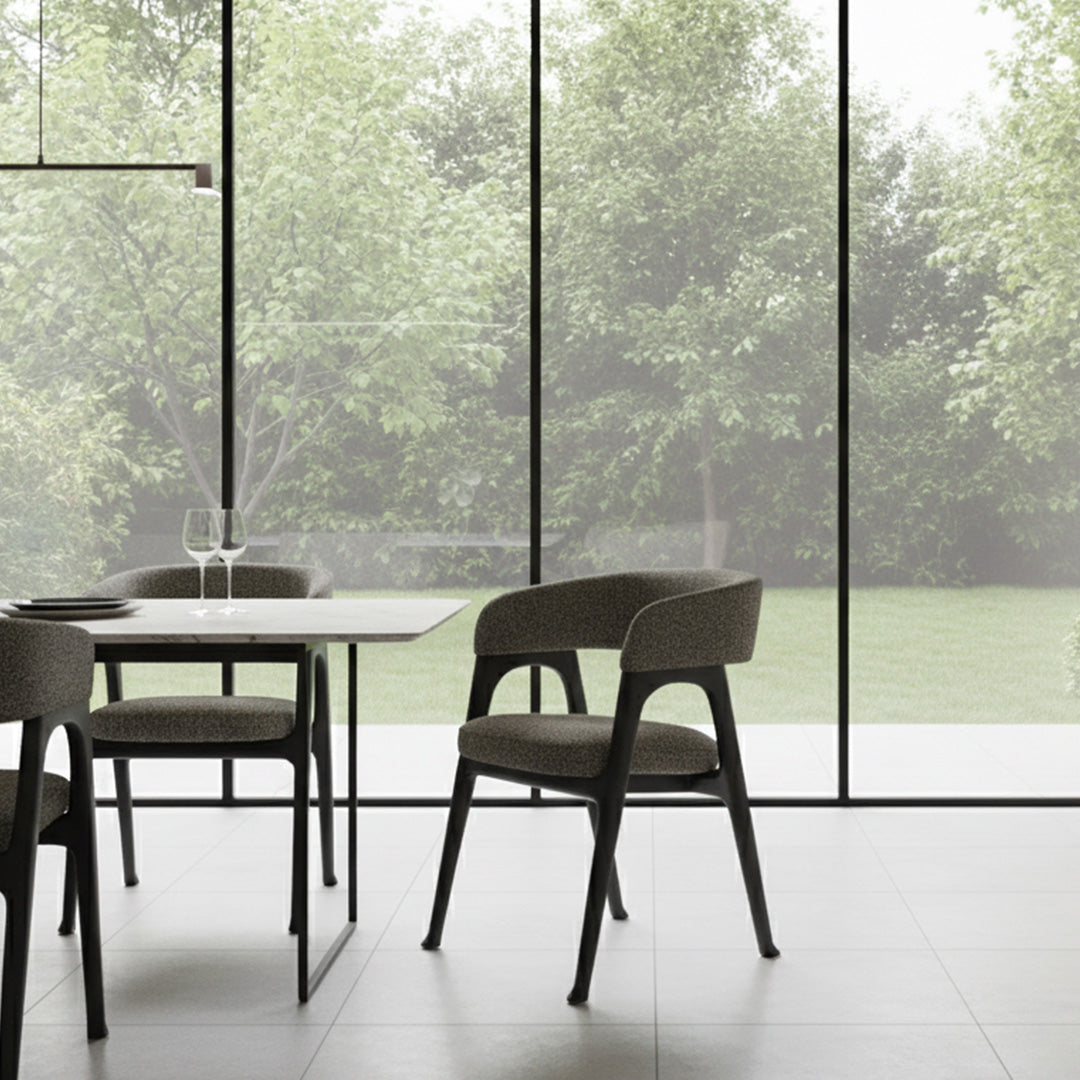 Skald Ash Wood Upholstered Armchair