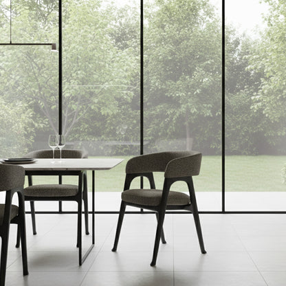 Skald Ash Wood Upholstered Armchair