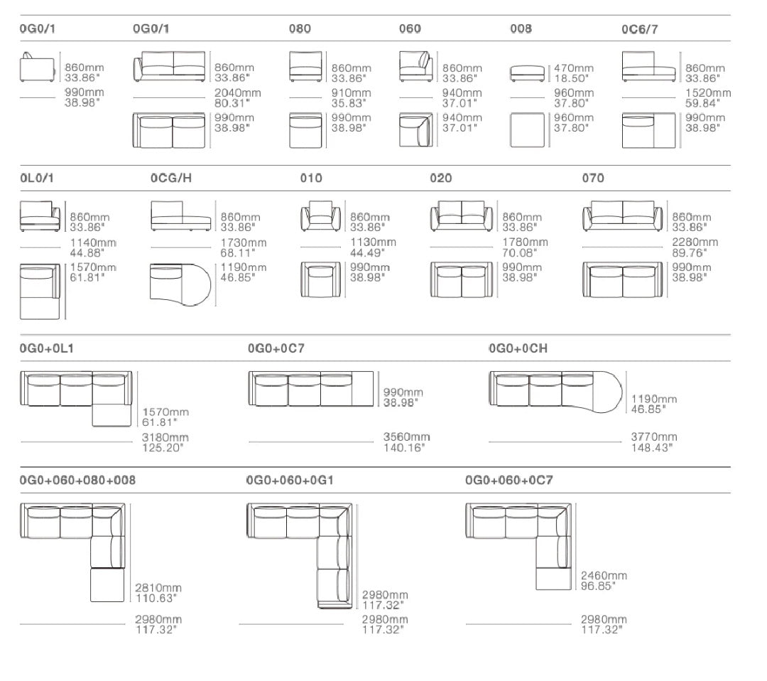 Katrine Modular Cloud Sofa