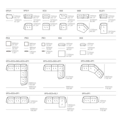 Solvik Cloud Modular Sofa