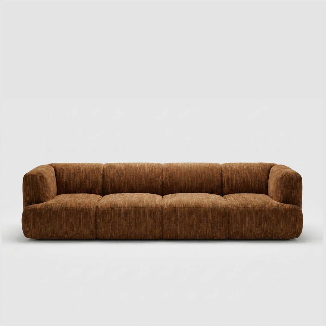 Petra Mustard Modular Four-Piece Sofa