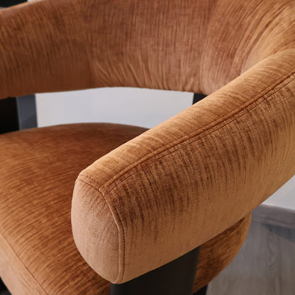 Nova Sculpt Metal Leg Armchair