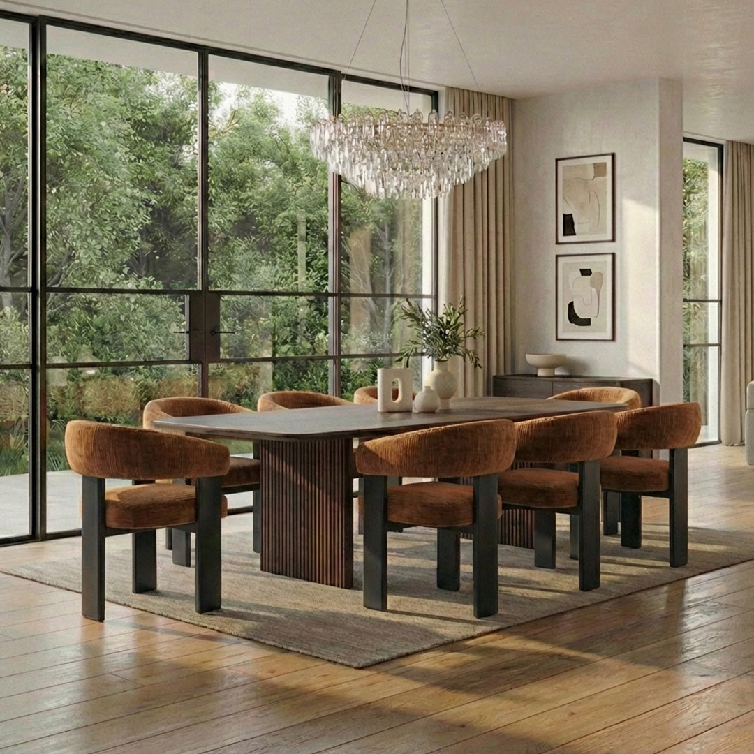 Nova Sculpt Metal Leg Armchair