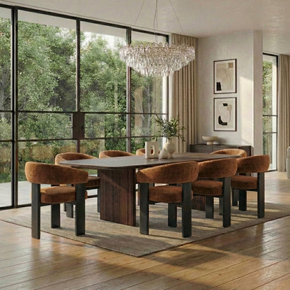 Nova Sculpt Metal Leg Armchair