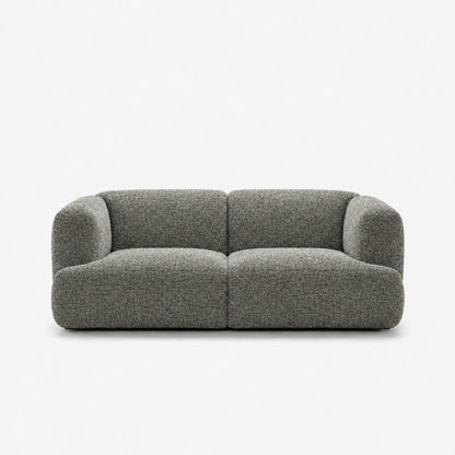 Petra 2-seater fabric sofa in A3609 Silver Pine 7F43, sage green chenille