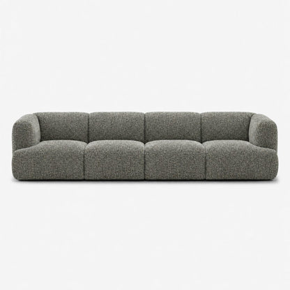 Petra 4-seater fabric sofa in A3609 Silver Pine 7F43, sage green chenille