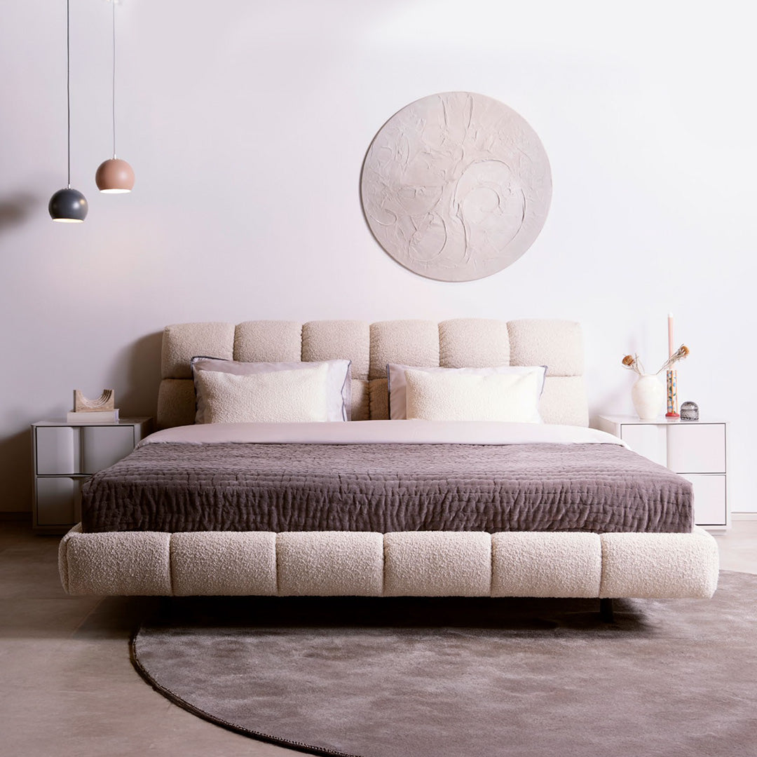 Marshmallow Tufted Bed