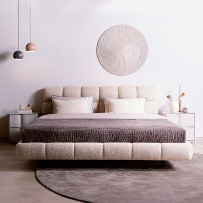 Marshmallow Tufted Bed