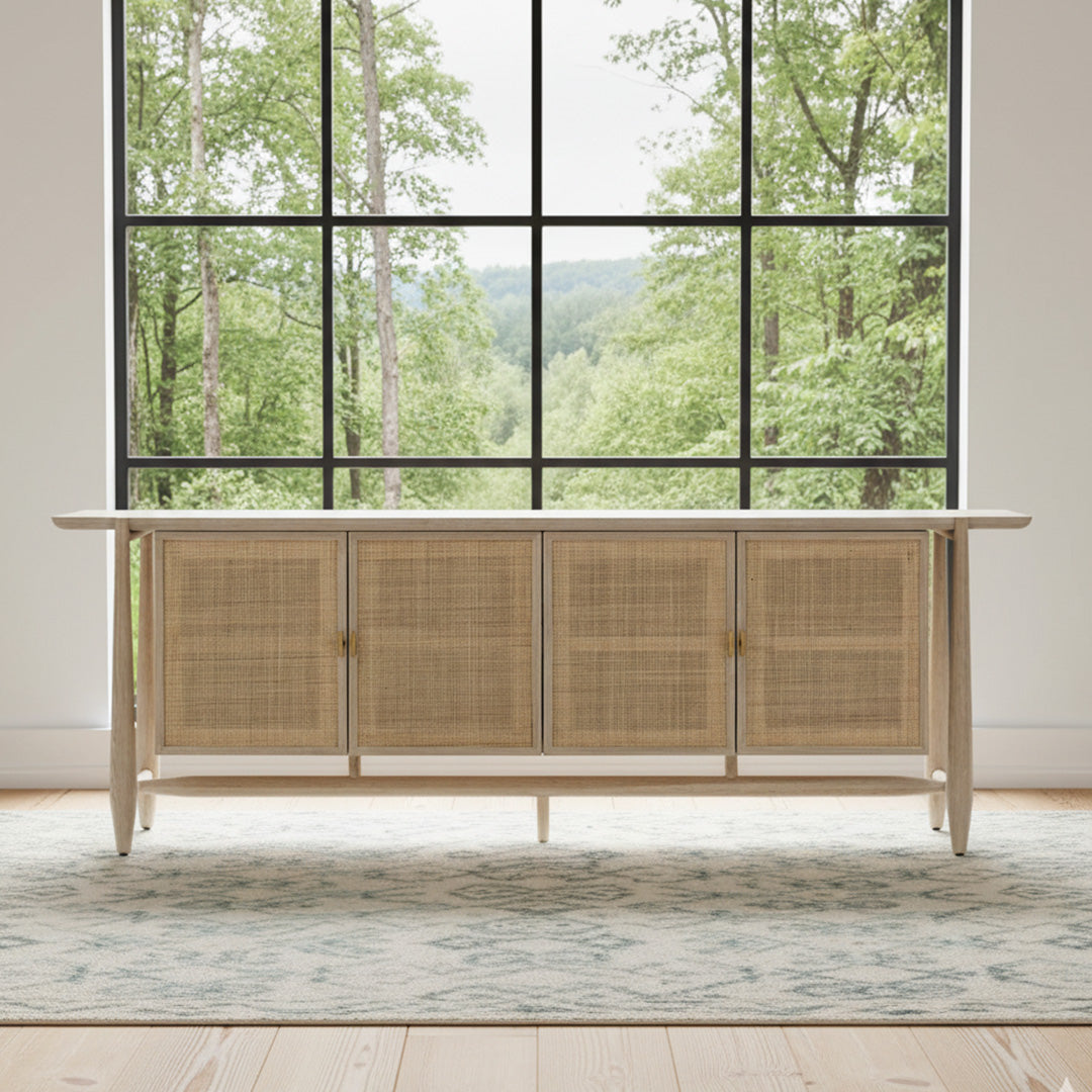 Woven Oak Sideboard