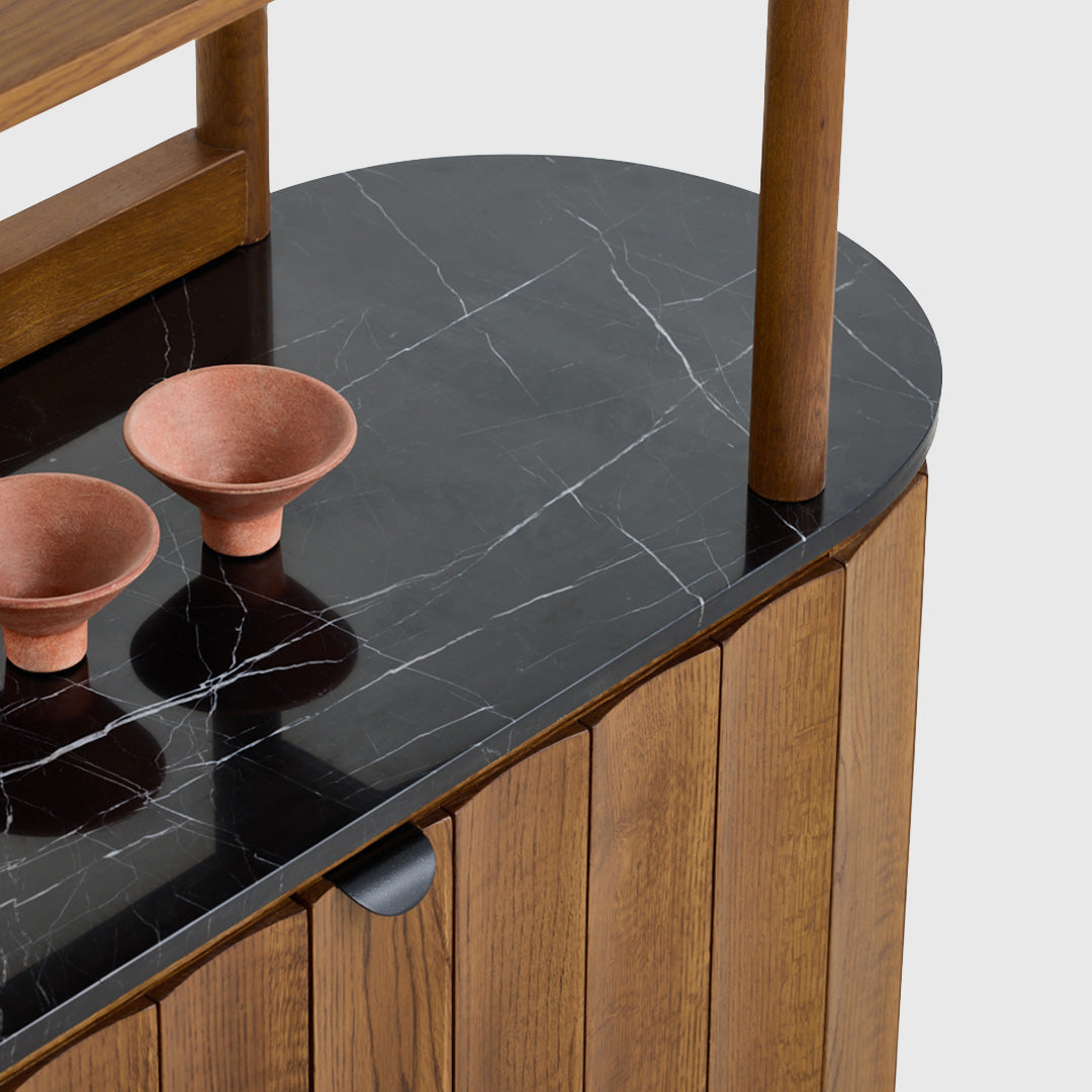 Arden 大理石橡木展示層架