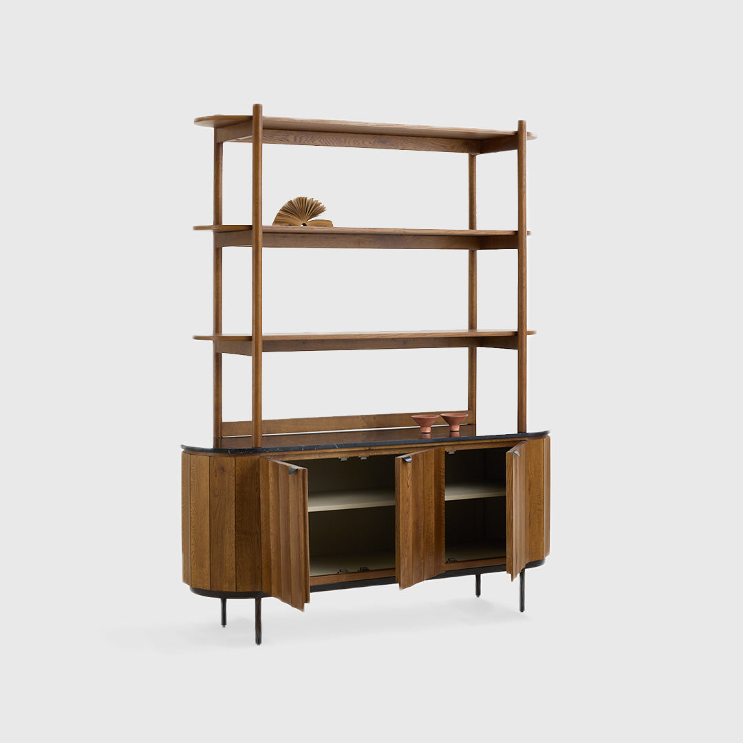 Arden 大理石橡木展示層架