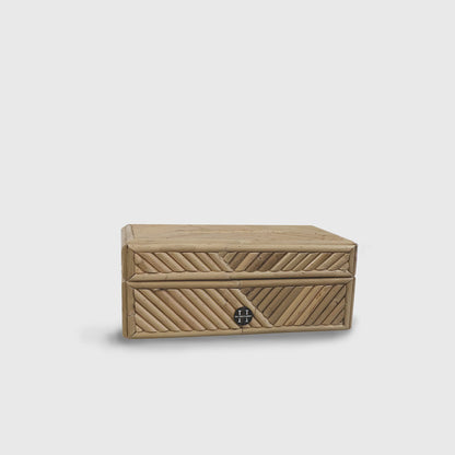 rattan tissue box