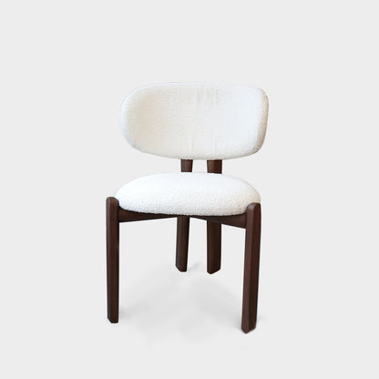 Nordvik Ash Walnut Paint Boucle Chair
